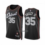Maillot Detroit Pistons Marvin Bagley III NO 35 Ville 2023-24 Noir