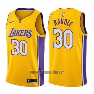 Maillot Los Angeles Lakers Julius Randle No 30 Icon 2017-18 Or