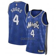 Maillot Orlando Magic Jalen Suggs NO 4 Classic 2023-24 Bleu