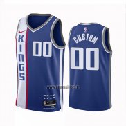 Maillot Sacramento Kings Personnalise Ville 2023-24 Bleu