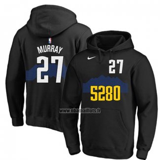 Veste a Capuche Denver Nuggets Jamal Murray Ville 2023-24 Noir