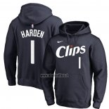 Veste a Capuche Los Angeles Clippers James Harden Ville 2023-24 Bleu