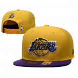 Casquette Los Angeles Lakers Jaune Volet2