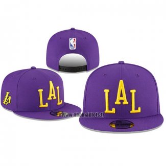 Casquette Los Angeles Lakers Ville Edition 2023-24 Volet