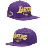 Casquette Los Angeles Lakers Wordmark Logo Snapback Volet