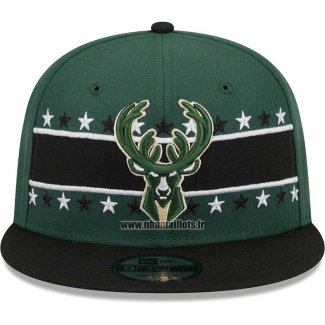 Casquette Milwaukee Bucks Stars 9FIFTY Snapback Vert