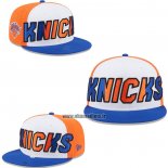 Casquette New York Knicks 9FIFTY Snapback Blanc Bleu Orange