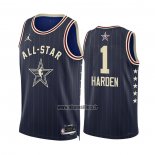 Maillot All Star 2024 Los Angeles Clippers James Harden NO 1 Bleu