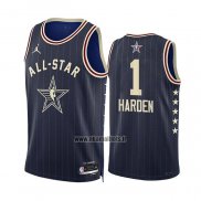 Maillot All Star 2024 Los Angeles Clippers James Harden NO 1 Bleu