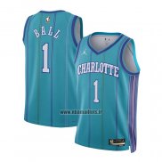 Maillot Enfant Charlotte Hornets LaMelo Ball NO 1 Classic 2023-24 Vert