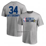 Maillot Manche Courte All Star 2024 Giannis Antetokounmpo Gris