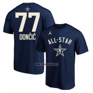 Maillot Manche Courte All Star 2024 Luka Doncic Bleu