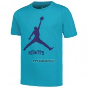 Maillot Manche Courte Charlotte Hornets Essential Jumpman Vert