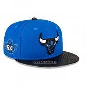 Casquette Chicago Bulls NBA 6x Champ Snapback Bleu