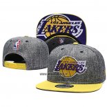 Casquette Los Angeles Lakers Jaune Gris