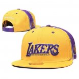 Casquette Los Angeles Lakers Mitchell & Ness Jaune Volet