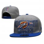 Casquette Oklahoma City Thunder 2023 NBA Draft 9FIFTY Snapback Gris Bleu