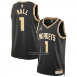 Maillot Charlotte Hornets LaMelo Ball NO 1 Select Series Or Noir