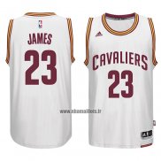 Maillot Cleveland Cavaliers LeBron James NO 23 Retro Blanc2