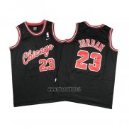 Maillot Enfant Chicago Bulls Michael Jordan NO 23 Noir4