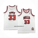 Maillot Enfant Chicago Bulls Scottie Pippen NO 33 Mitchell & Ness 1997-98 Blanc