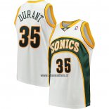 Maillot Enfant Seattle Supersonics Kevin Durant NO 35 Mitchell & Ness 2006-07 Blanc