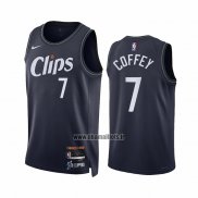 Maillot Los Angeles Clippers Amir Coffey NO 7 Ville 2023-24 Bleu