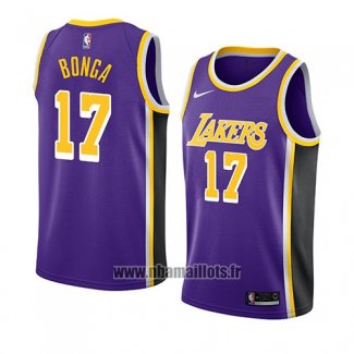 Maillot Los Angeles Lakers Isaac Bonga No 17 Statement 2018 Volet2