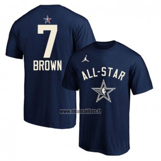 Maillot Manche Courte All Star 2024 Jaylen Brown Bleu