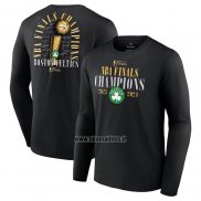 Maillot Manches Longues Boston Celtics 2024 NBA Finals Champions Signature Noir