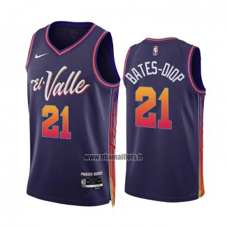 Maillot Phoenix Suns Keita Bates-Diop NO 21 Ville 2023-24 Volet