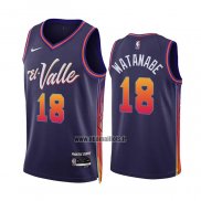 Maillot Phoenix Suns Yuta Watanabe NO 18 Ville 2023-24 Volet