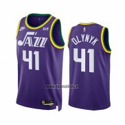 Maillot Utah Jazz Kelly Olynyk NO 41 Classic 2023-24 Volet